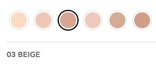 Radiant Professional Maxi Coverage Powder - Vitamin C Enriched - Helps Retain Moisture - SPF 15 - Full Coverage Makeup Foundation - Matte Finish Makeup Powder - Beige (03)