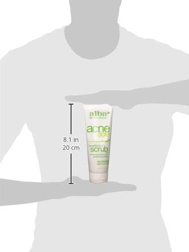 Alba Botanica Acnedote Face and Body Scrub 8 Ounce - 2 Pack