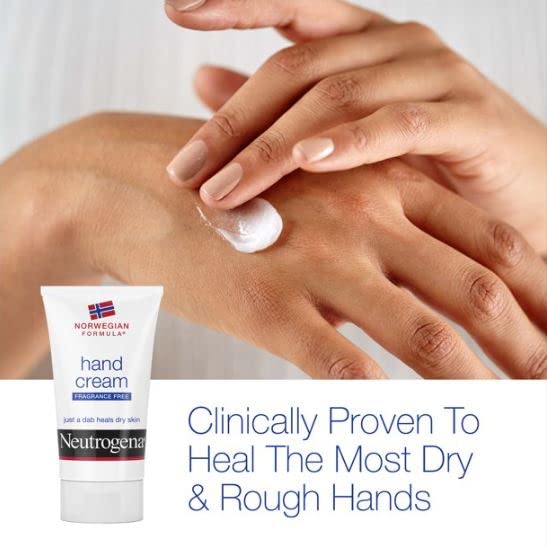 Neutrogena Norwegian Formula Hand Cream Fragrance Free 2 OZ - Buy Packs and Save (Pack of 3)