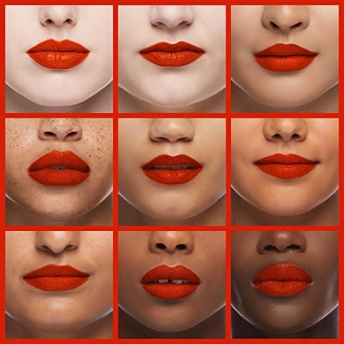Palladio Herbal Lipstick, Rich Pigmented and Creamy, Infused with Aloe Vera, Chamomile & Ginseng, Prevents Lips from Drying, Combats Fine Lines, Long Lasting Lipstick, Coral Punch