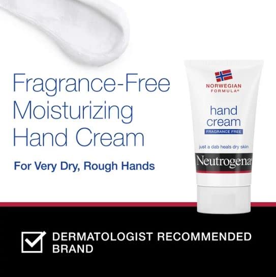 Neutrogena Norwegian Formula Hand Cream Fragrance Free 2 OZ - Buy Packs and Save (Pack of 3)