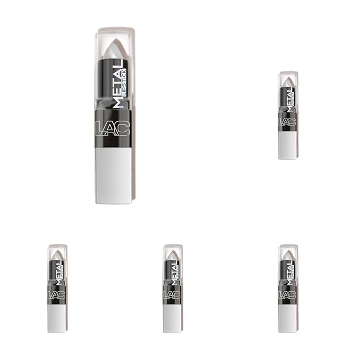L.A. COLORS Metal Lipstick, Pixie Dust CML561 (Pack of 5)