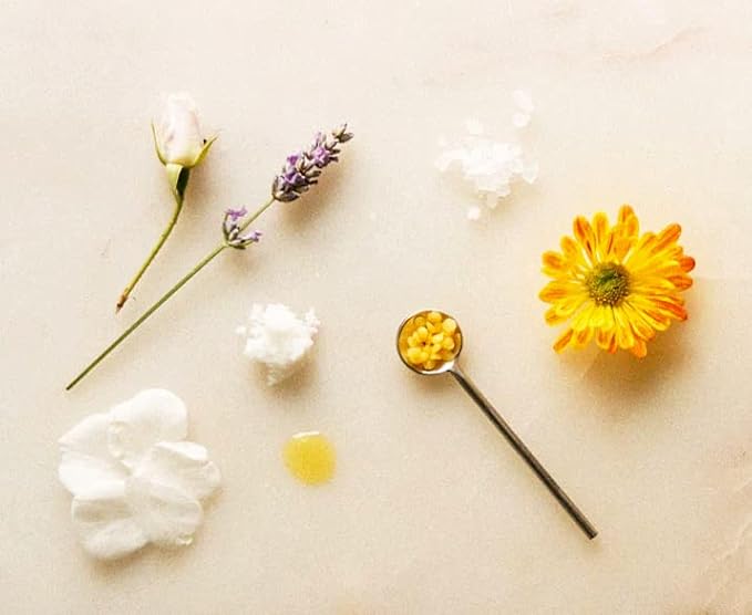 Tallow & Squalane Non-Comedogenic Face Balm - with Squalane & Calendula Flowers - Rich in Vitamin A, K, D & E - Creates Soft, Smooth Skin - 4 Oz (Unscented, 4 Oz)