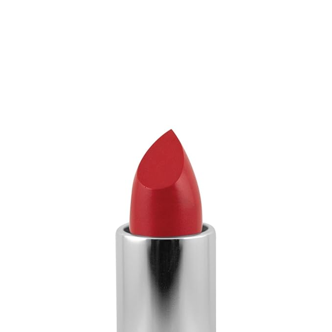 Palladio Herbal Lipstick, Rich Pigmented and Creamy, Infused with Aloe Vera, Chamomile & Ginseng, Prevents Lips from Drying, Combats Fine Lines, Long Lasting Lipstick, Pure Red