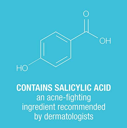 Neutrogena Body Clear Oil Free Acne Body Scrub with Salicylic Acid Acne Treatment Medicine, Exfoliating Salicylic Acid Body Wash to Treat Acne on Back, Chest, and Shoulders, 8.5 fl. oz