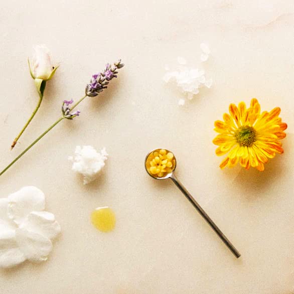 Tallow & Squalane Non-Comedogenic Face Balm - Tallow Moisturizer - 100% Grass-Fed Tallow, Squalane & Calendula Flowers - Creates Soft, Smooth Skin - 2 Oz (Organic Vanilla + Frankincense)