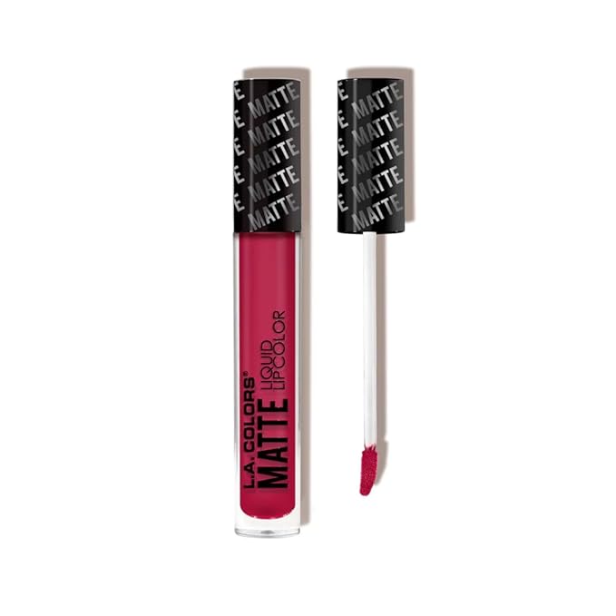 L.A. COLORS Matte Liquid Lip Color, Feisty CLG412