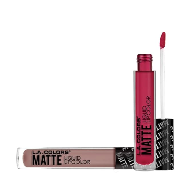 L.A. COLORS Matte Liquid Lip Color, Feisty CLG412
