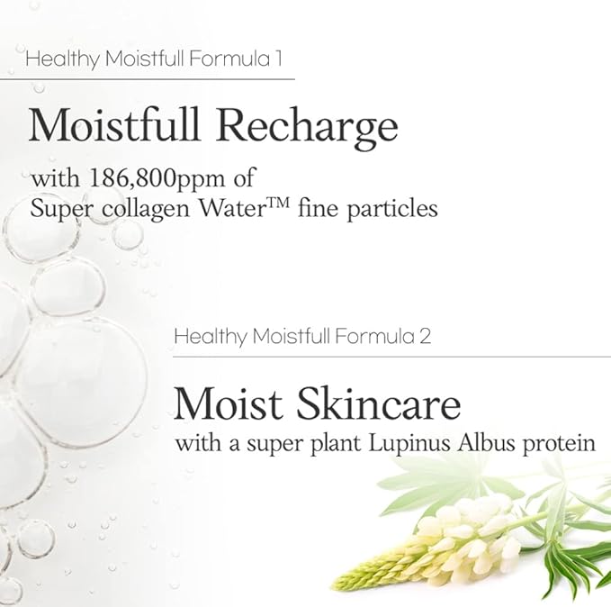 Etude Moistfull Collagen Facial Emulsion 180ml (6.08 fl. oz) | Facial Moisturizer, Lotion, Small Particles of The Super Collagen Water, Hydration Fomula for Healthy Skin | Korean Skin Care