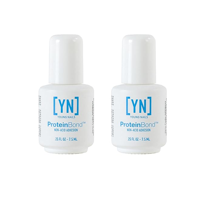 Young Nails Nail Protein Bond, Superior Bonding Primer for Acrylic and Gel, 0.25 oz.
