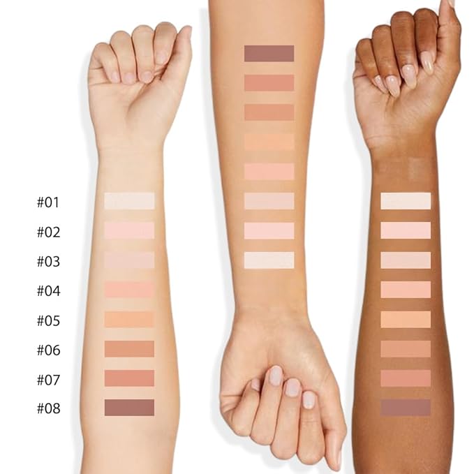 Oil Control Face Pressed Powder, Matte powder setting powder, long-lasting and waterproof loose powder, Flawless Lightweight Face Cosmetics, Cruelty-free, (03, 1 Pcs)