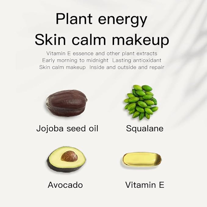 Funny Elves Powder Makeup Face Long Lasting Concealer Brighten Cosmetics Smooth (P01) 1Count