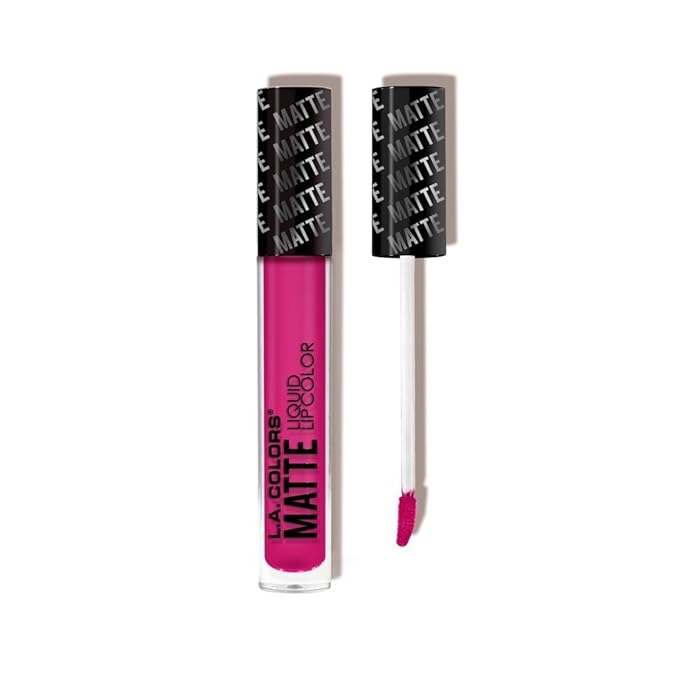 L.A. COLORS Matte Liquid Lip Color, Pampered CLG413 (Pack of 2)