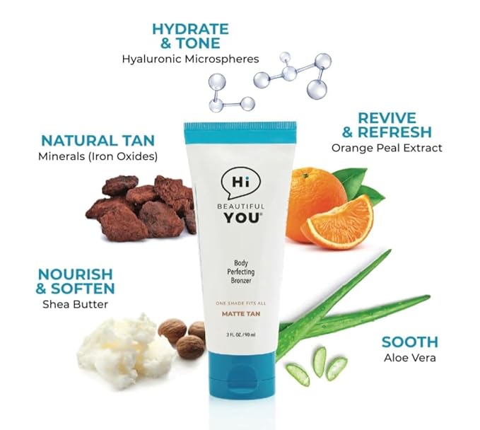 BE YOU BODY | Body Perfecting Bronzer from the Creator of per-fekt, body perfection gel!