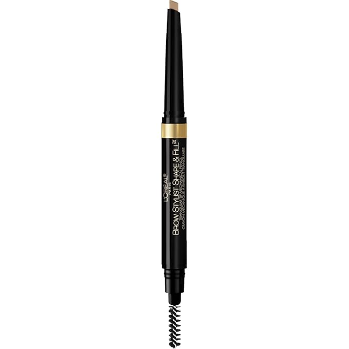 L'Oreal Paris Brow Stylist Shape & Fill Mechanical Eye Brow Makeup Pencil, Blonde, 0.008 oz.