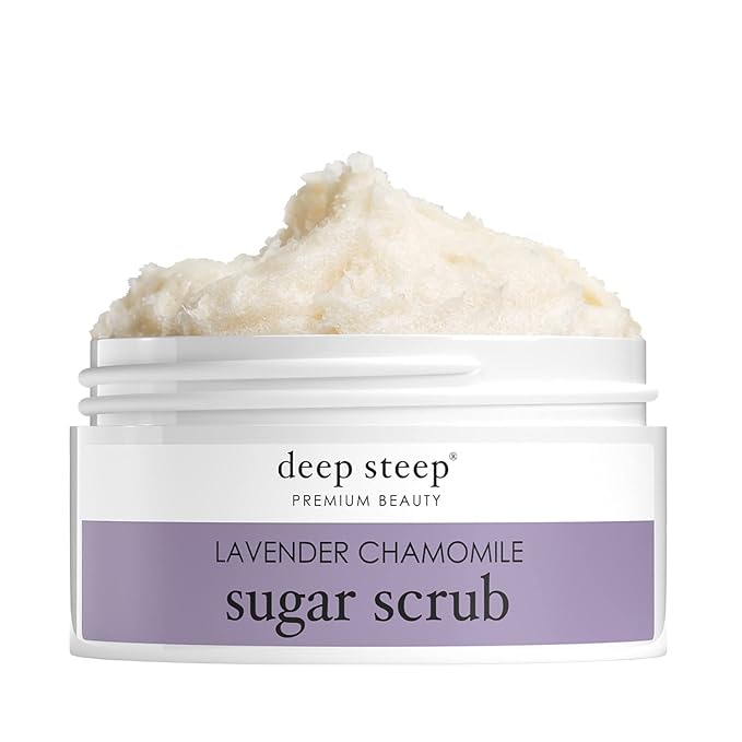 Deep Steep Sugar Scrub, 8oz (Lavender Chamomile)