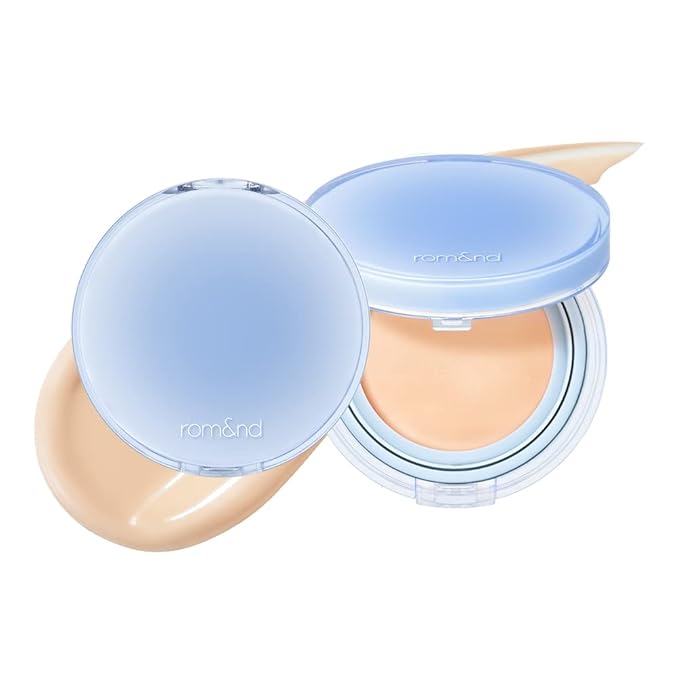 rom&nd Bare Water Cushion 20g (03 Natural 21), Healthy hydrated, Instant hydration, Comfortable skin, Long lasting, Extra moist, Glow, Vegan 0.7055 Ounce