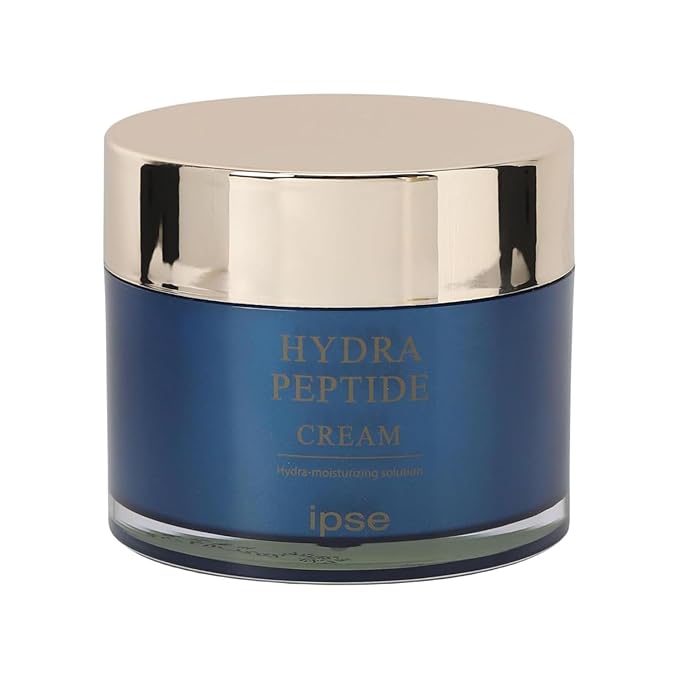 IPSE HYDRA Korean Face Cream with Hyaluronic Acid & Peptide 50ml – Anti-Aging, Moisturizing, & Hydrating Facial Treatment for Reducing Fine Lines & Wrinkles