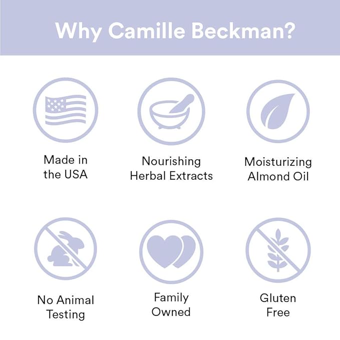 Camille Beckman Glycerine Hand Therapy Cream, English Lavender, 6 Ounce