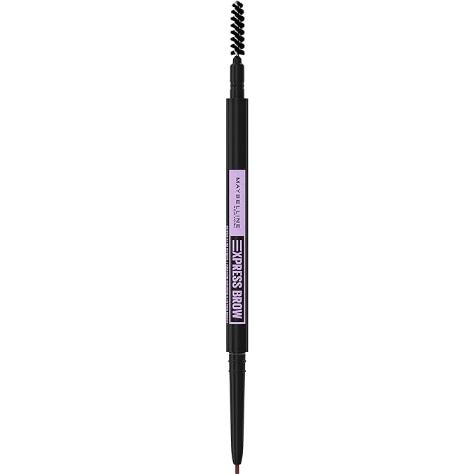 Maybelline Express Brow Ultra Slim Eyebrow Makeup, Brow Pencil with Precision Tip and Spoolie for Defined Eyebrows, Auburn, 1 Count