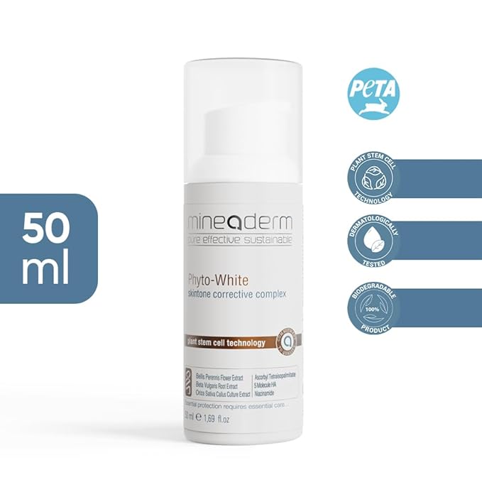 PHYTO-WHITE Skin Tone Corrective Complex Cream – Brightening Face Cream with Encapsulated Vitamin C, Niacinamide & Botanical Extracts – Helps Improve Skin Radiance & Even Tone – 50ml