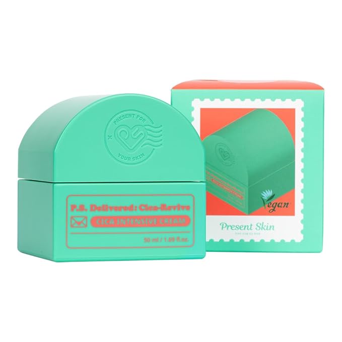 CICA-REVIVE Face Intensive Cream – K-Beauty Korean Skin Care for Regenrating, Repairing & Soothing – Vegan Friendly – For Sensitive & All type Skin, 50ml, 1.69 fl.oz.