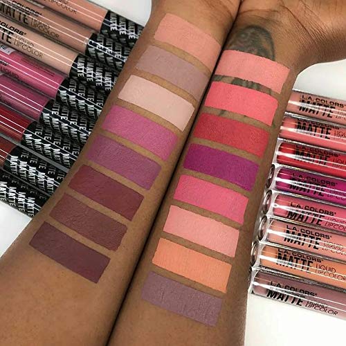 L.A. COLORS Matte Liquid Lip Color, Perception CLG406