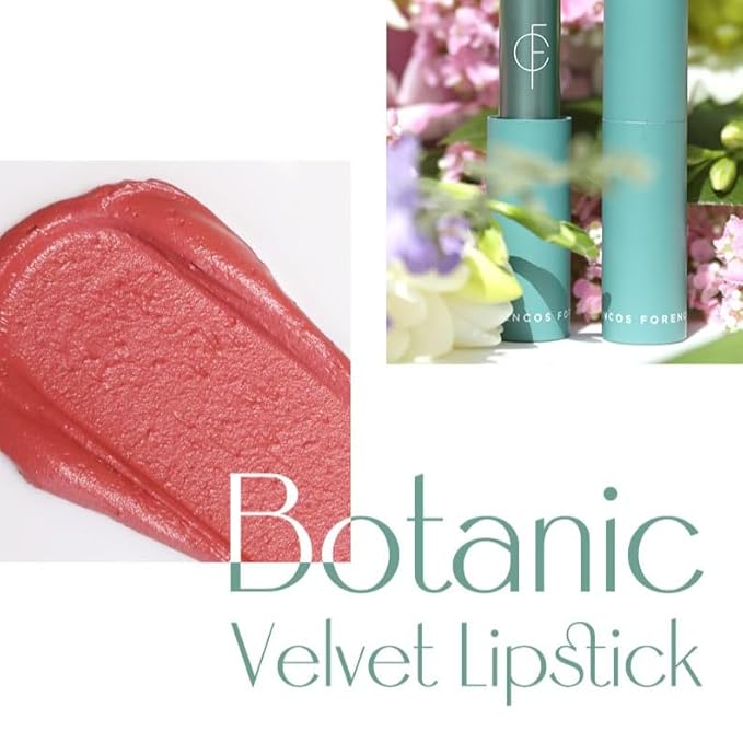 FORENCOS Botanic Velvet Lipstick, 05 Carpel, 0.2 oz (4.5 g), Korean Cosmetics