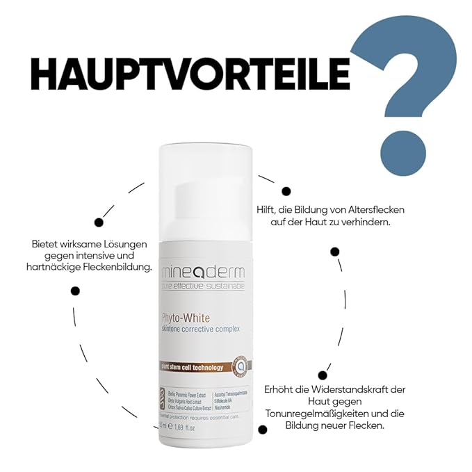 PHYTO-WHITE Skin Tone Corrective Complex Cream – Brightening Face Cream with Encapsulated Vitamin C, Niacinamide & Botanical Extracts – Helps Improve Skin Radiance & Even Tone – 50ml