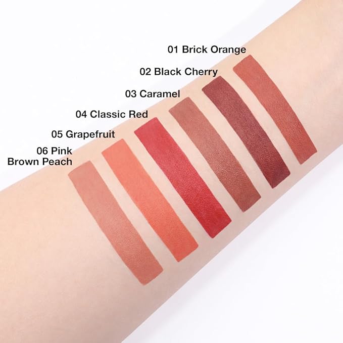 Retractable Lipliner Pencil Waterproof Makeup for Lip Liner and Eye Liner, Smooth and Creamy, Long Lasting Matte Finish, Vegan Beauty, Matte Velvet Pigmented Lip Liner (02#Cherry Red, 1)