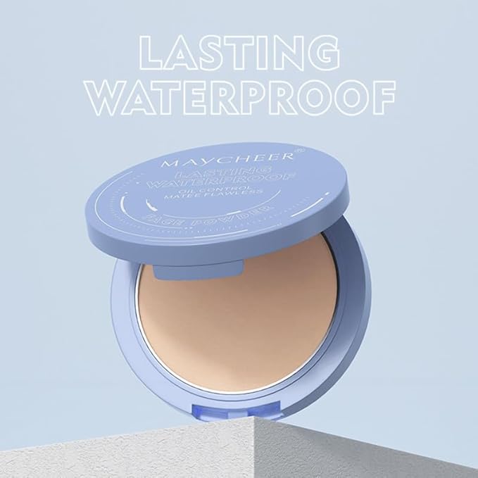 Oil Control Face Pressed Powder, Matte and Smooth Translucent Powder Setting Powder Makeup, Waterproof Long Lasting Finishing Face Powder, Cruelty-free (01 Calassic)