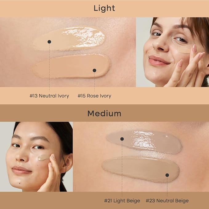 PURITO Cica Clearing BB Cream #15 Rose Ivory 1 fl.oz / 30ml, Vegan bb cream, foundation, cruelty free