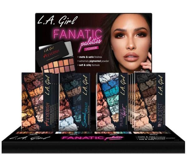 L.A. Girl Fanatic Eyeshadow Palette, Get Feverish GES415