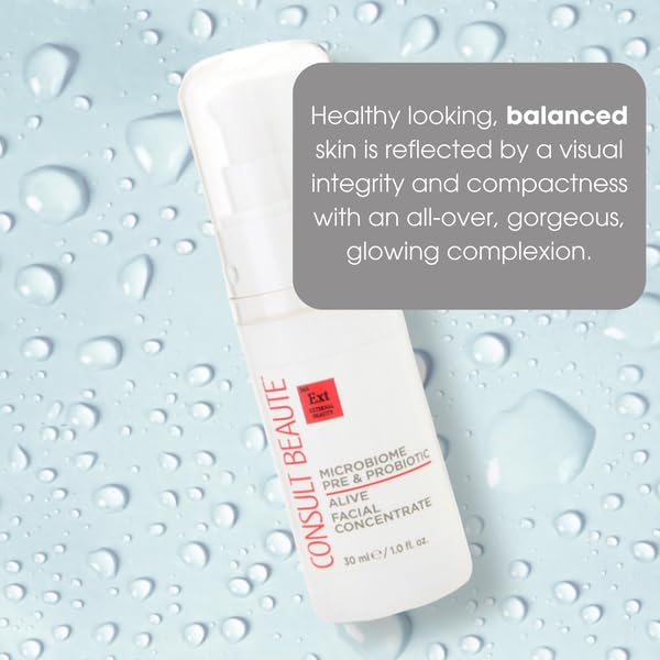 Consult Beaute - MICROBIOME Skin Barrier Moisture Balancing Skin Care Trio - Serum Concentrate, Hydrating Facial Cream & Kombucha Face Wash - For All Skin Types - Lightweight - For Women and Men