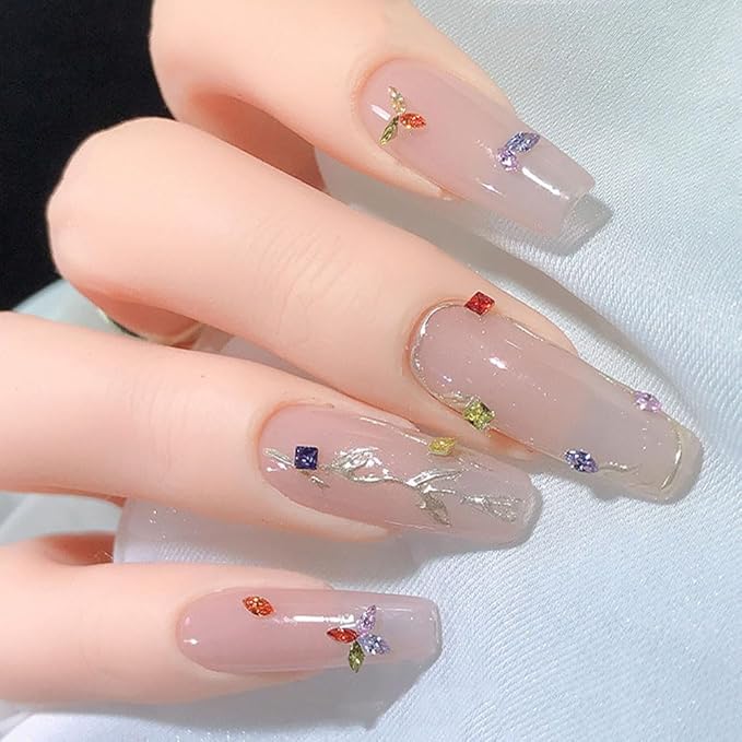 100pcs Mini Nail Rhinestones Colorful Zircon Rhinestones for Nails 3D Pointed Bottom Rhinestone Charms for Nails Design Nail Gems Nail Crystals Rinestones Set Nail Diamonds Rhinestones for Crafting
