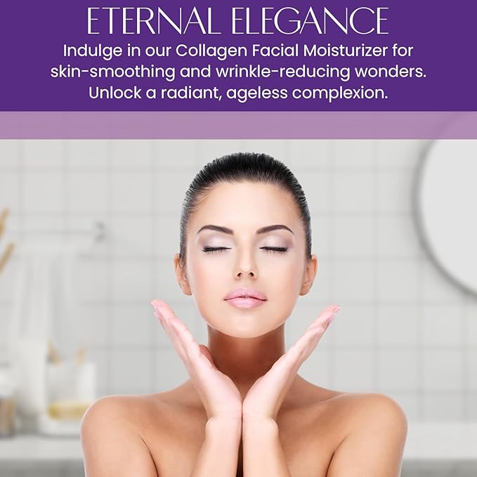 Collagen Daily Face Moisturizer - Hydrating, Anti-Aging, Skin Firming - Dermatologist Tested, Clean Beauty, Cruelty-Free Korean Skin Care for All Skin Types - 1.69 fl. oz