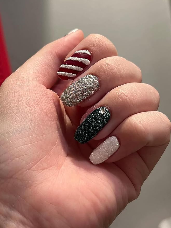 10g 0.2mm Shimmer White Rainbow Nail Glitter Holographic Shining Sugar Nail Glitter Candy Coat Powder Sugar Coating Effect Powder Nail Pigment Powder Nail Art Decorations Dust Diamond Dust for Nails