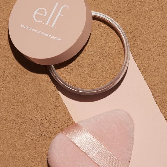 e.l.f. Halo Glow Powder Puff, Soft, Reusable Powder Puff For Applying Loose Or Pressed Powders, Easily Conforms To The Face, Vegan & Cruelty-free (Pack of 2)