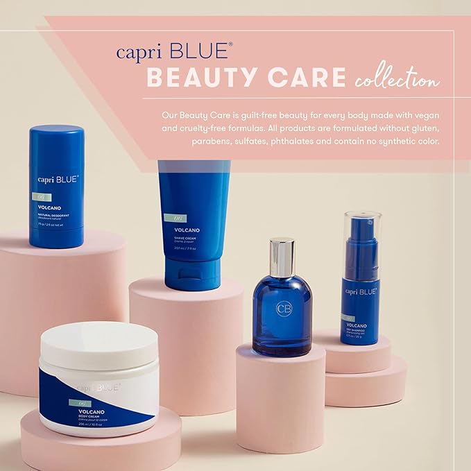 Capri Blue Hand Cream for Dry Cracked Hands – Watery Moon Moisturizing Jojoba Oil & Shea Butter Lotion – Dry Hand Cream Travel Size Tube – Paraben, Sulfate, Cruelty-Free Vegan Lotion (3.4 Oz)