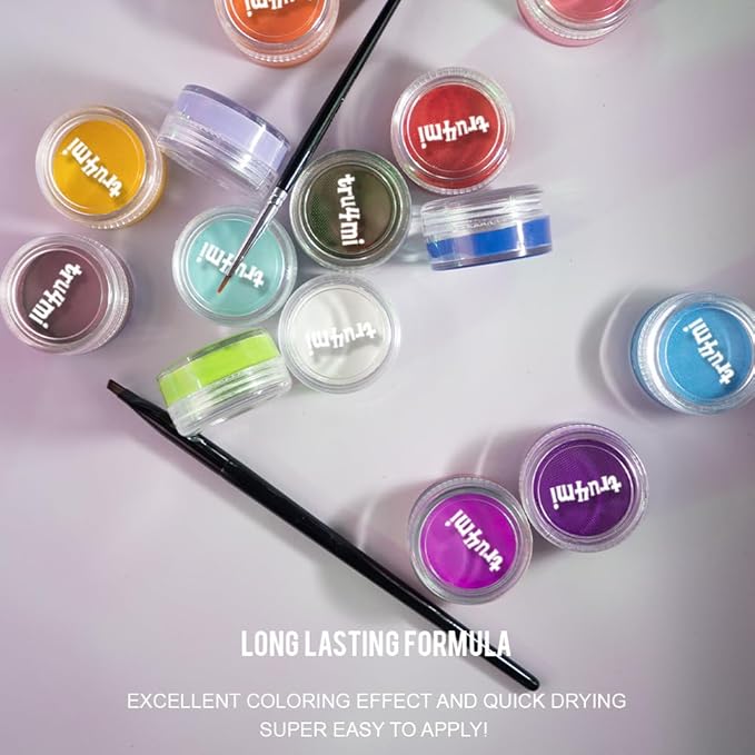 '-Water Activated Eyeliner -Wet Liner Makeup - Smudge Proof Face Body Paint Long Lasting Formula- âTruAmethystâ Dark purple -10g/container