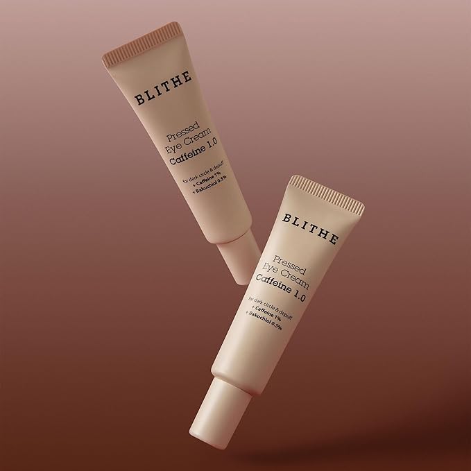 BLITHE Caffeine Eye Serum for Dark Circles and Puffiness, Plant-Based Retinol, Bakuchiol, Niacinamide, Sodium Ascorbyl Phosphate 0.67 Fl Oz