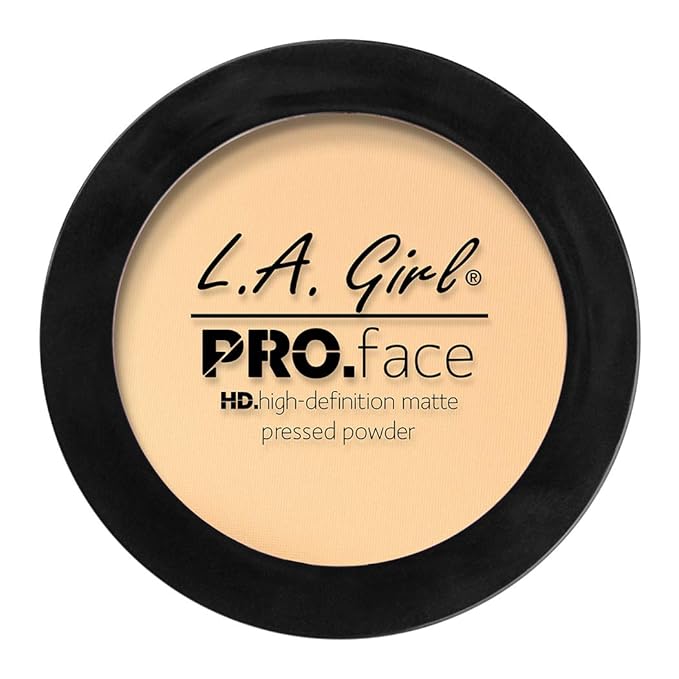 L.A. Girl PRO.Face Matte Pressed Powder, Classic Ivory GPP602 (Pack of 3)