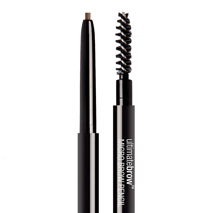 wet n wild Ultimate Brow Micro Eyebrow Retractable Pencil Bundle, Brunette 1.5mm & Ash Brow 1.5mm Ultra Fine Tips