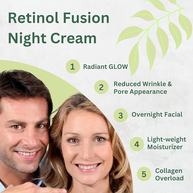 2.5% Retinol Cream for Face and Body - Lightweight, pore-friendly cream containing anti-aging retinol, hyaluronic acid, vitamin E, vitamin B5, and jojoba oil for all skin types - 2.24 oz