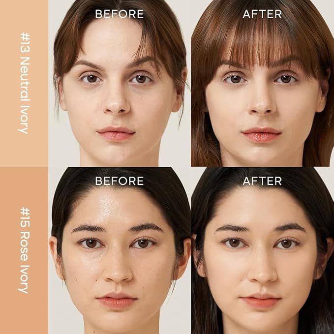 PURITO Cica Clearing BB Cream #15 Rose Ivory 1 fl.oz / 30ml, Vegan bb cream, foundation, cruelty free