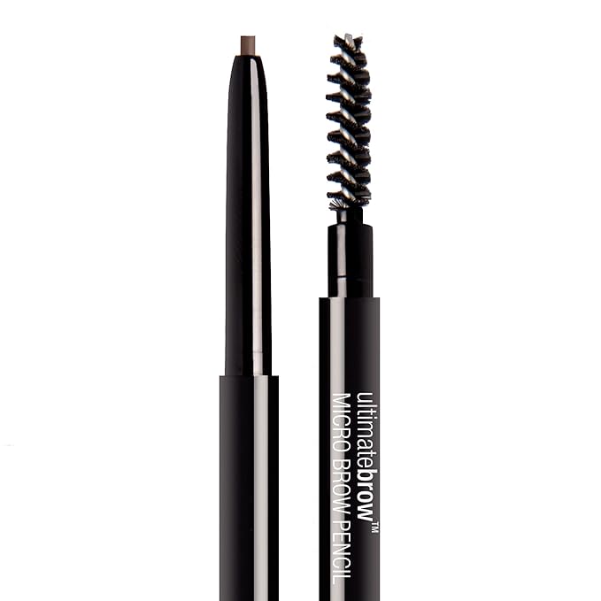 wet n wild Ultimate Brow Micro Eyebrow Retractable Pencil Bundle, Brunette 1.5mm & Ash Brow 1.5mm Ultra Fine Tips