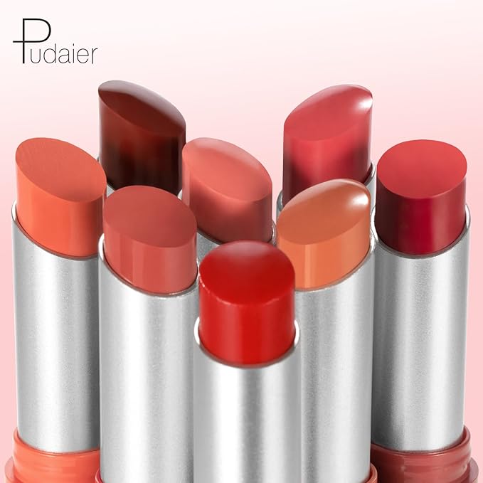 ZUK Hydrating Lip Gloss for Women and Girls, Moisturizing Creamy Lipstick for Dry Lips, Nourishing Highly Pigmented Lip Balm, Non-Sticky Tinted Lip Makeup