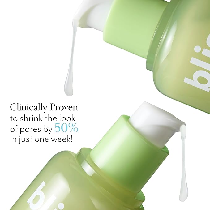 Bliss Niacinamide Disappearing Act Pore Serum | Reduces Pores & Smooths Skin | Infused with Vitamin B3 & Green Tea | Dermatologist Tested | Vegan & Cruelty-Free | 1 Fl Oz