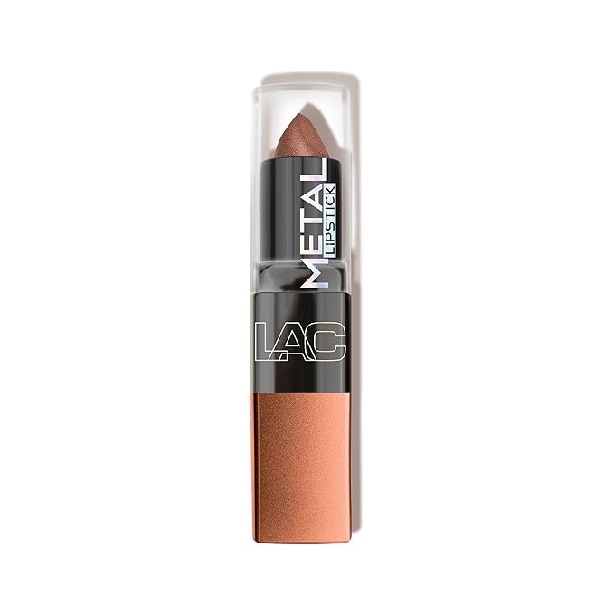 L.A. COLORS Metal Lipstick, French Roast CML566 (Pack of 6)