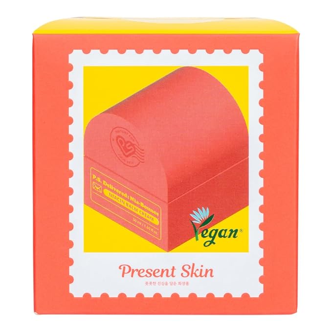 NIA-BOUNCE Face Balm Cream – K-Beauty Korean Skin Care for Elasticity, Glow & Anti-Aging – Vegan Friendly – For Dry & Sensitive Skin, 50ml, 1.69 fl.oz.